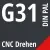 G31 DIN / PAL CNC Drehen