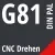 G81 DIN / PAL CNC Drehen