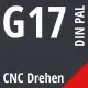 G17 DIN / PAL CNC Drehen