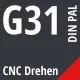G31 DIN / PAL CNC Drehen