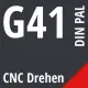 G41 DIN / PAL CNC Drehen