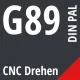 G89 DIN / PAL CNC Drehen