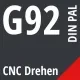 G92 DIN / PAL CNC Drehen
