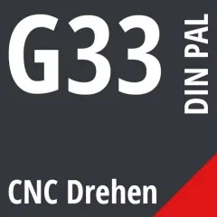 G33 DIN / PAL CNC Drehen