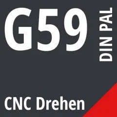 G59 DIN / PAL CNC Drehen