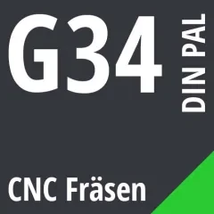 G34 DIN / PAL CNC Fräsen